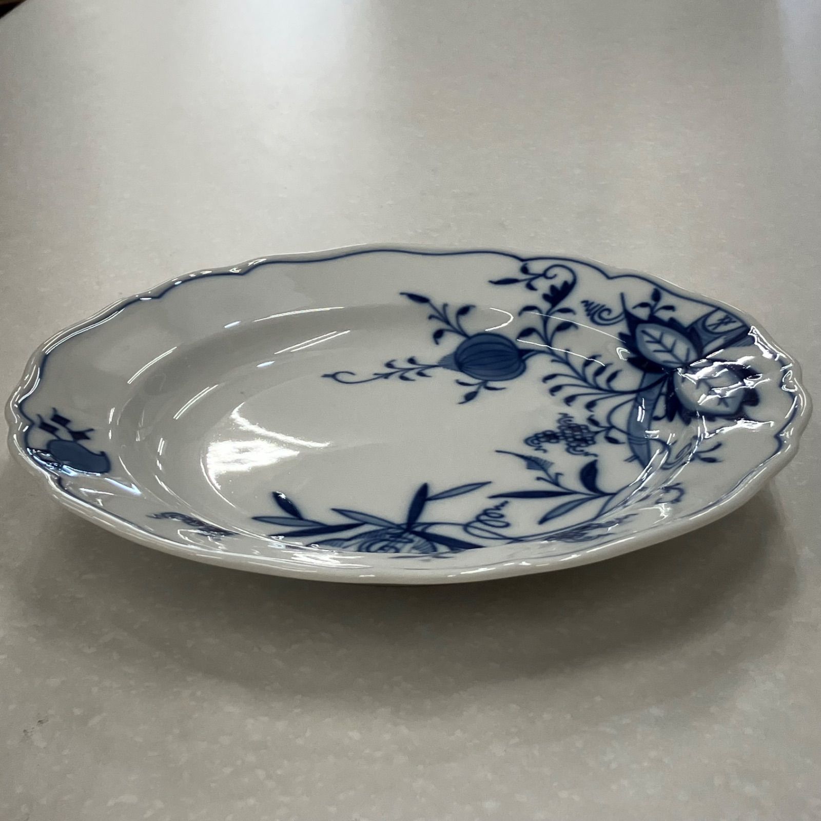 美品】 マイセン ブルーオニオン プレート 18㎝ 801001/00501