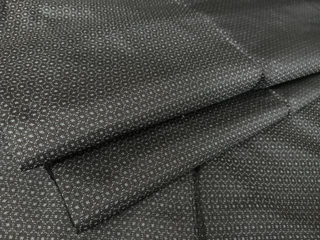 平和屋着物○男性 本場村山大島紬 亀甲文様 正絹 逸品 AABA5027np