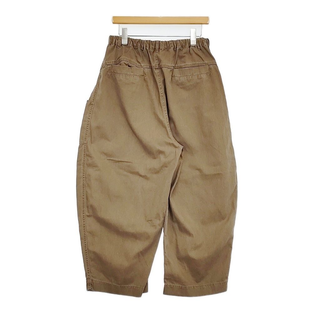 ESTROISLOSE フェード加工ツイルパンツ 定価18480円 EB25309 イージーワイドパンツ 25AW ブラウン レディース エストゥロワルーズ 5-1001G♪