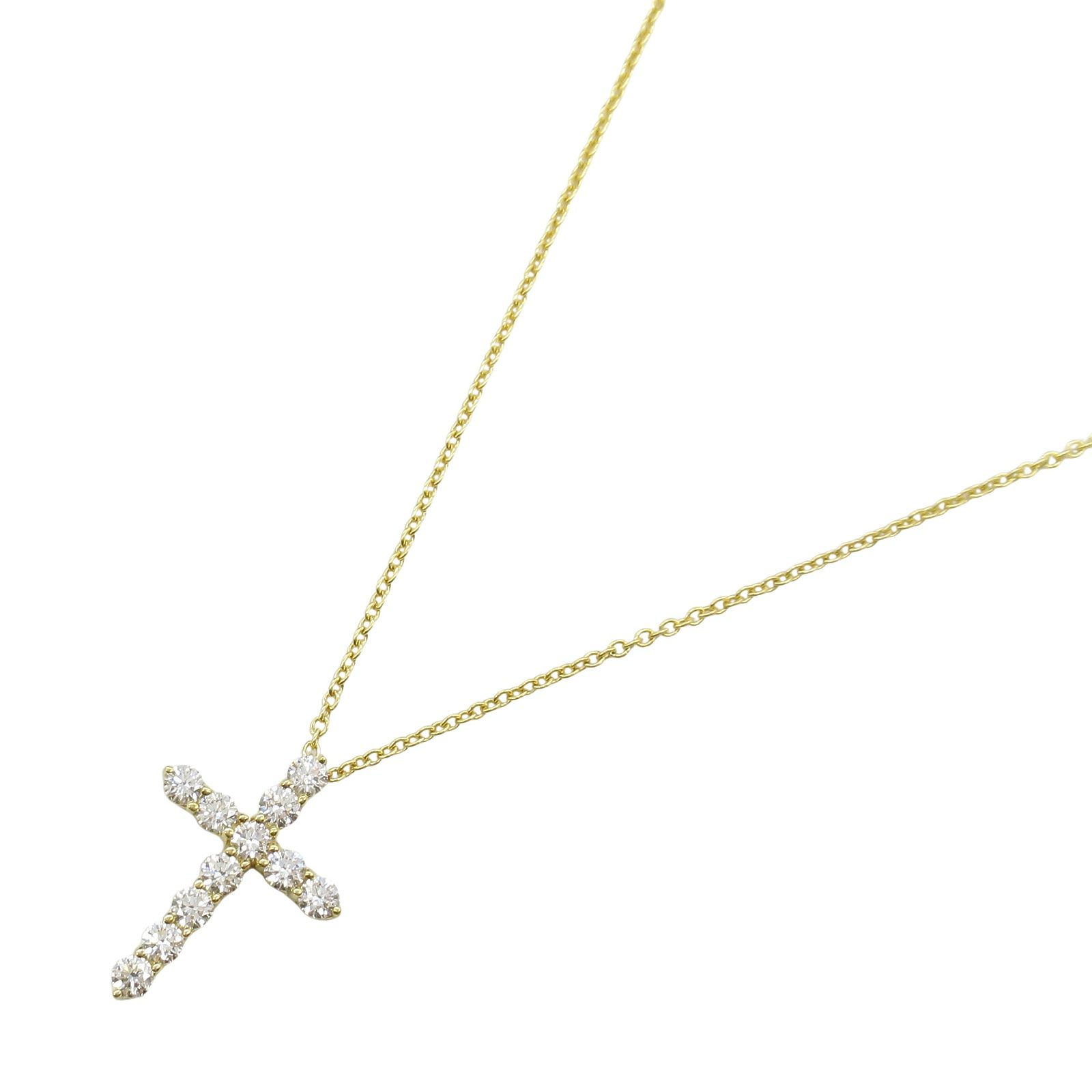 TIFFANY＆CO ティファニー クロス ダイヤ ネックレス ネックレス
