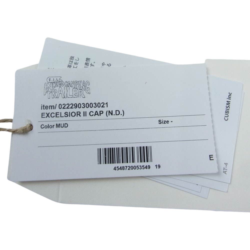 VISVIM ビズビム 22SS 0222903003021 ICT EXCELSIOR II CAP 泥染