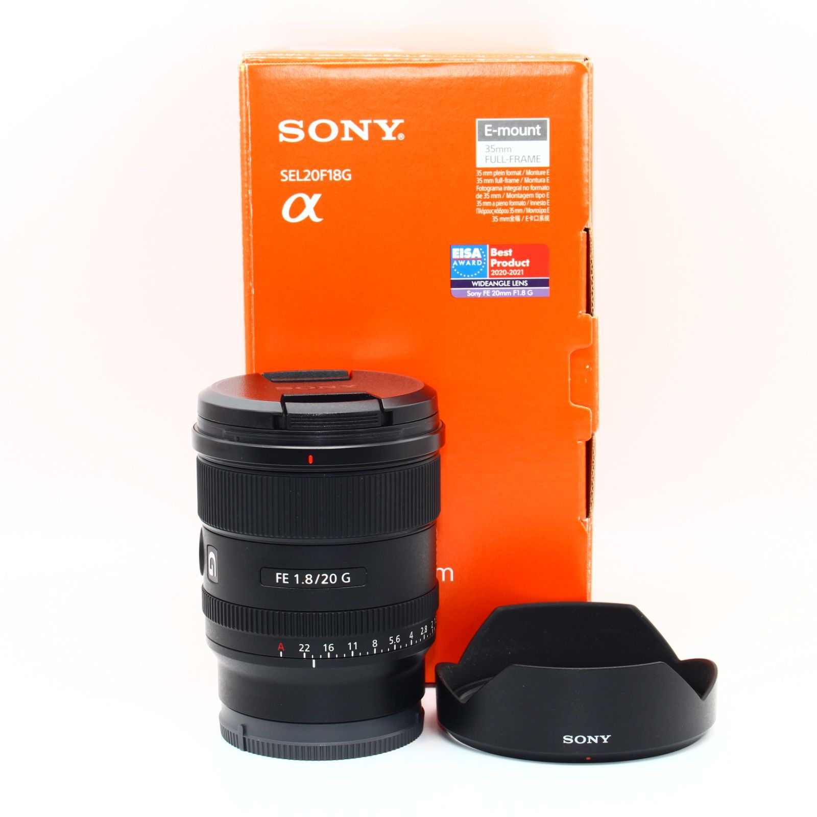 SONY FE 20mm F1.8 G レンズ　美品 レンタル] ソニー FE 20mm F1.8 G SEL20F18G 単焦点レンズ - Rentio