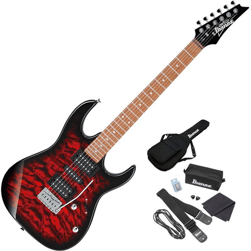 Ibanez GIO GRX70QA-TRB エレキギターセット 初心者セット