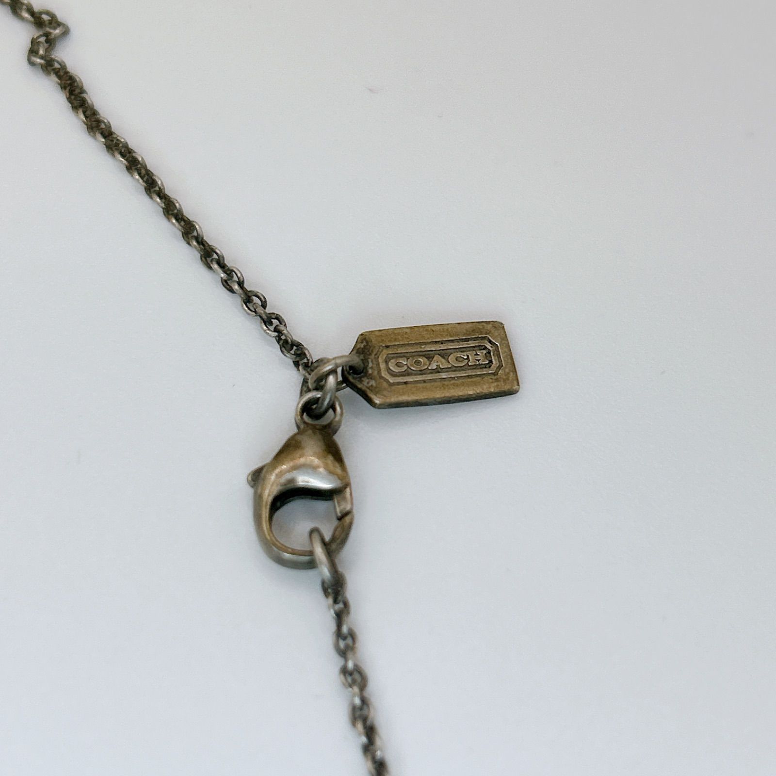 コーチ COACH オープンハート ネックレス シルバー ペンダント