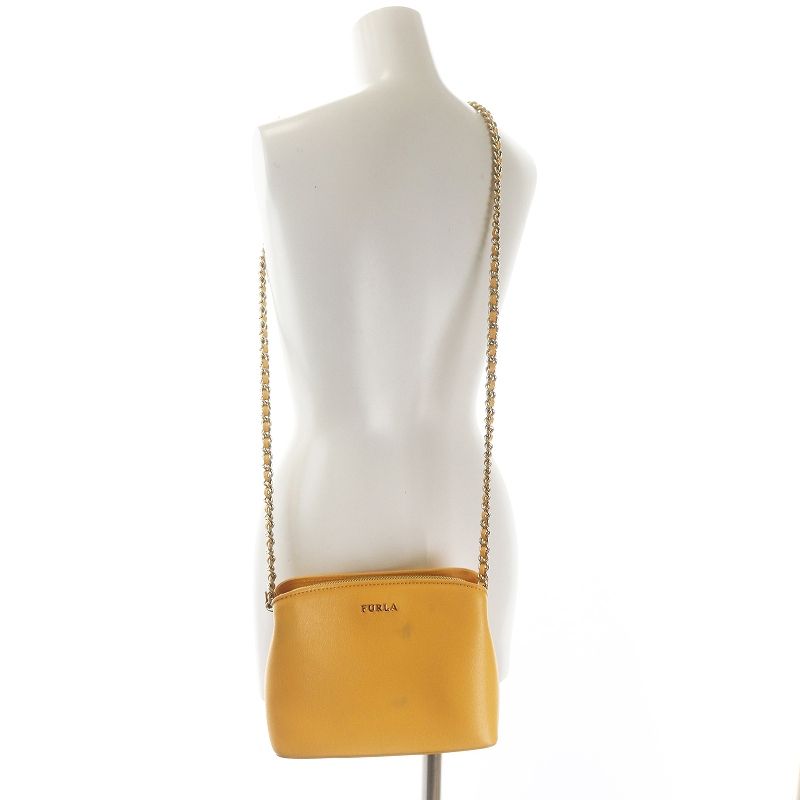フルラ FURLA TESSA XS ショルダーバッグ レザー チェーン ロゴ