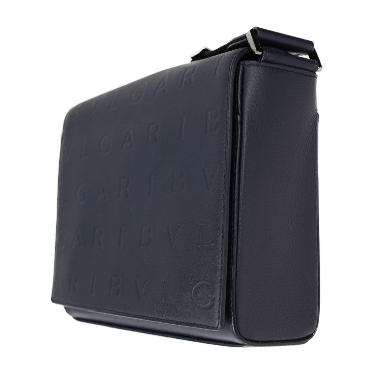 BVLGARI ブルガリ メッセンジャーバッグ 292713 レザー ポセイドン 