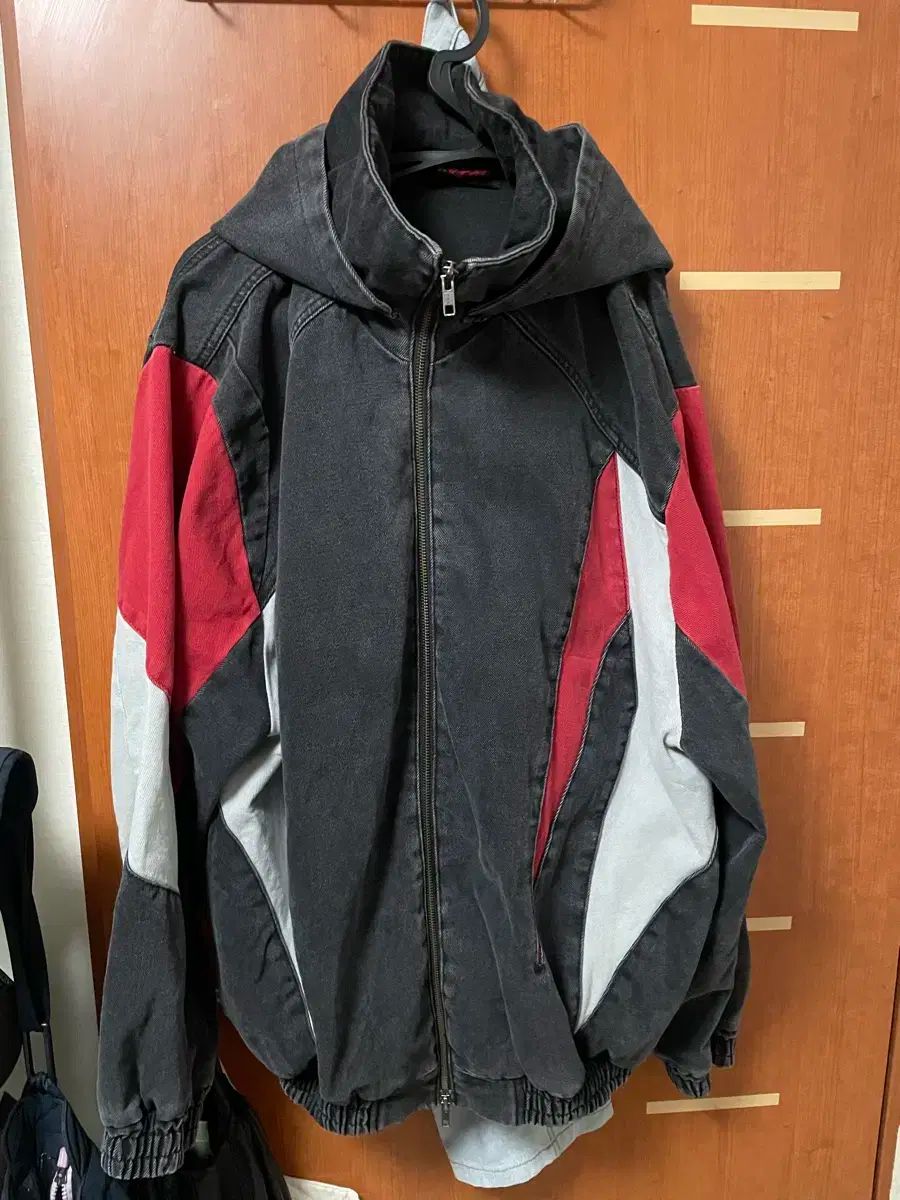 Ourpas デニム トラック セットアップ トップス l サイズ