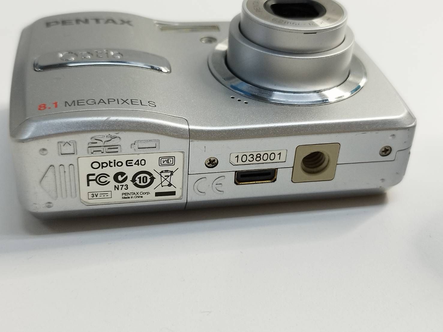 ジャンク】PENTAX Optio E40 シルバー デジタルカメラ - メルカリ