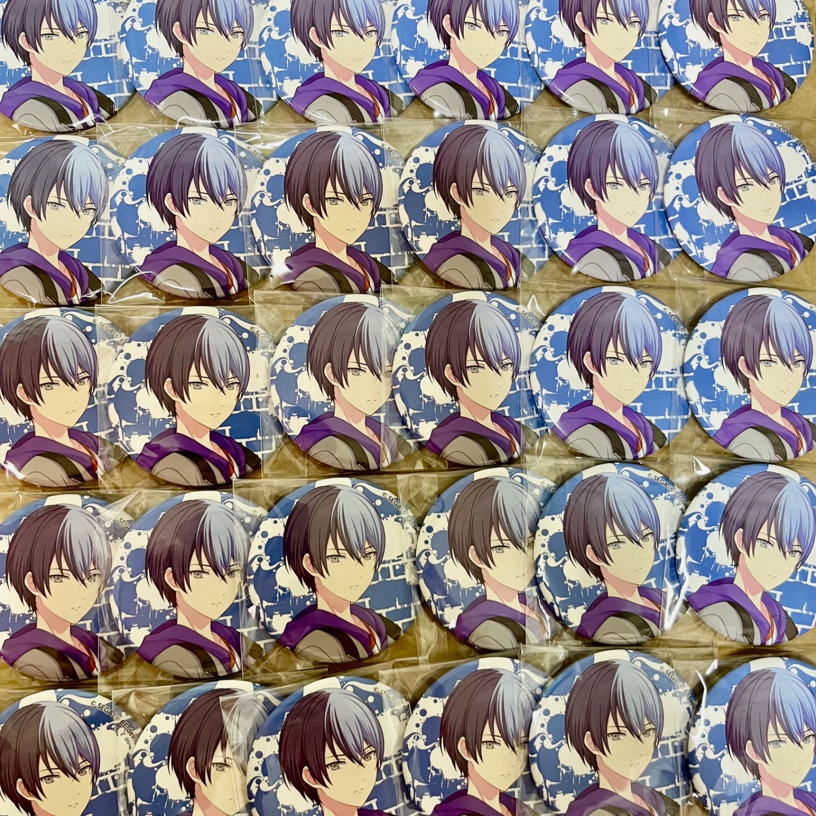 プロセカ　あんスタ　コラボ　青柳冬弥　缶バッジA＆B 20点セット プロジェクトセカイ プロセカ 青柳冬弥 缶バッジ20個セット