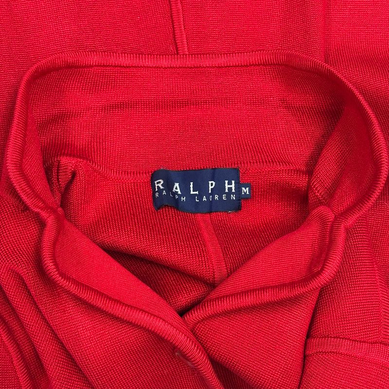 美品 ラルフローレン シングルテーラードジャケット ウール 羊革 シルク USA LAUREN RALPH LAUREN (ローレン ラルフ ローレン) ウール