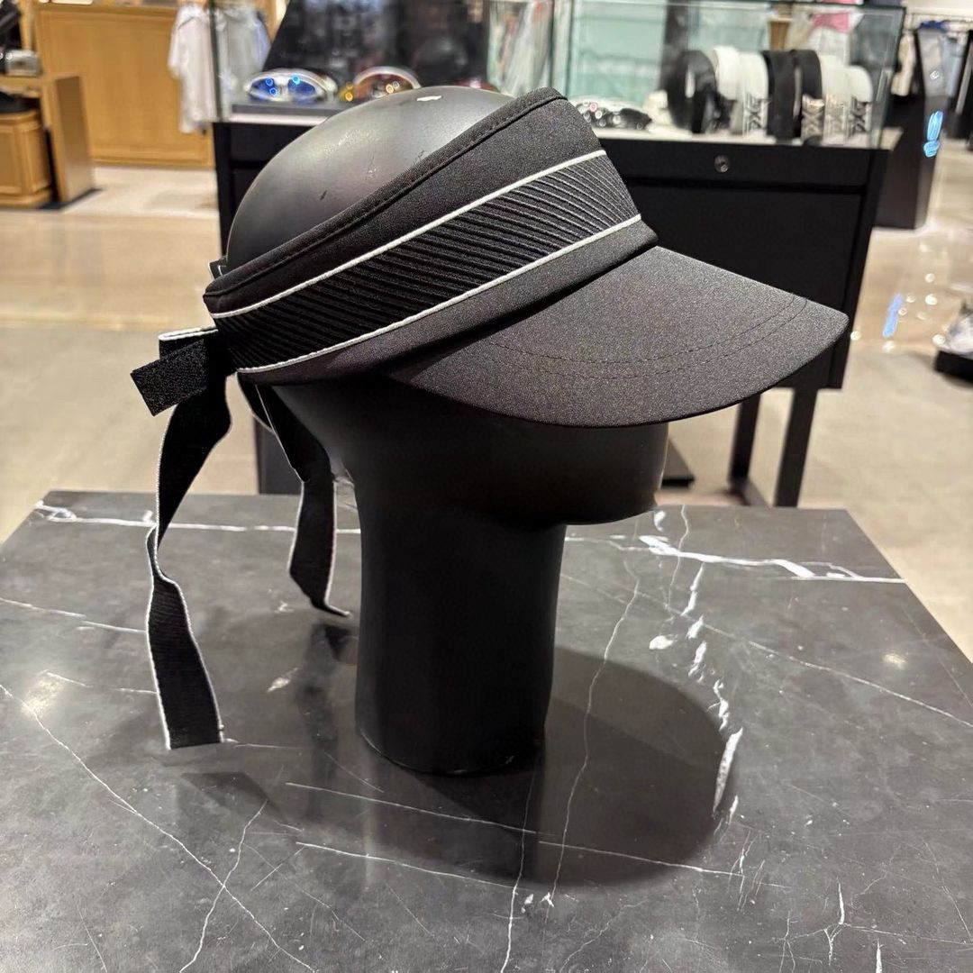 業界最安値に挑戦！！ レディースゴルフ ルック ゴルフ サンキャップ PXG リボン ストラップ 3色 帽子