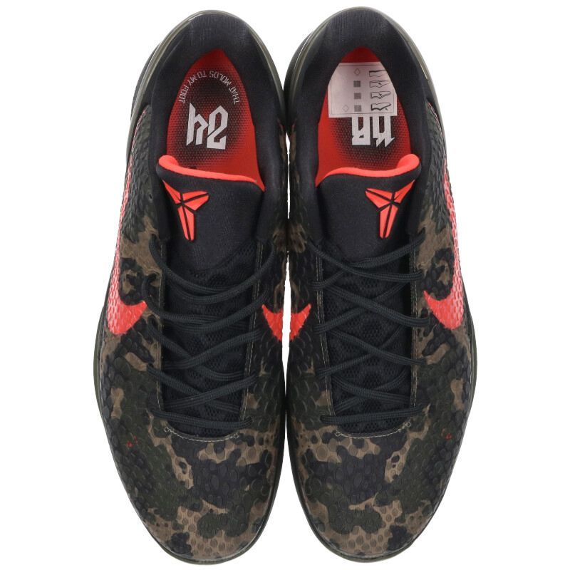 ナイキ KOBE 6 PROTRO FQ3546-001 コービー6イタリアンカモ