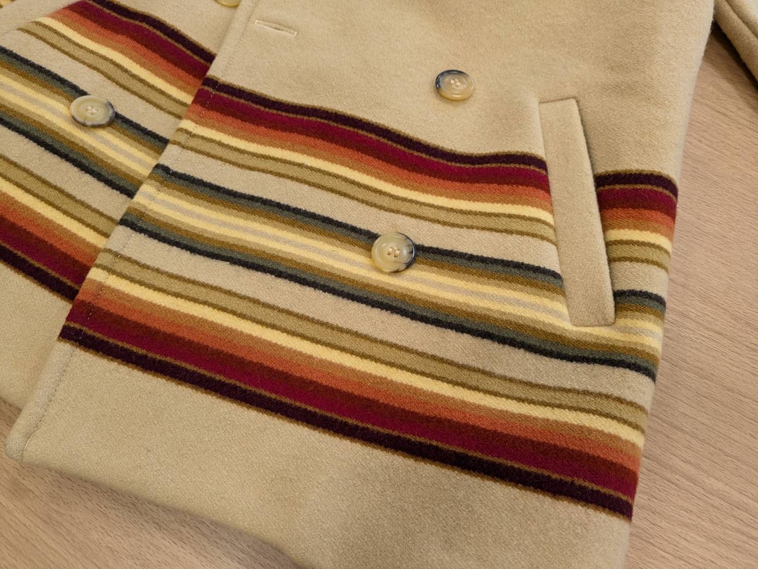 EL4】ペンドルトン PENDLETON USA製 ウールコート ピーコート