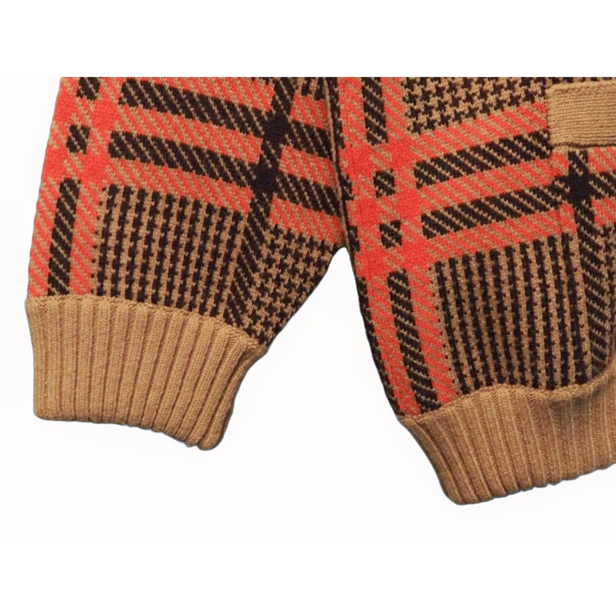 中古】GUCCI グッチ GGウール チェック リバーシブル カーディガン 