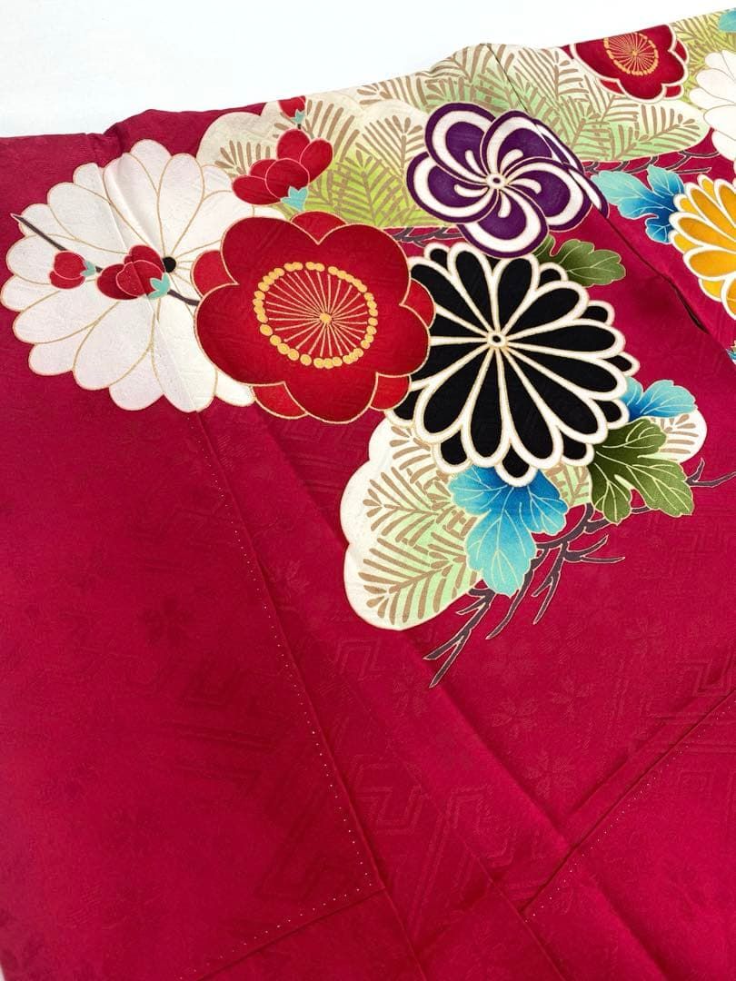 ブランド振袖 山本寛斎 豪華 刺繍 金駒 身丈178cm トールサイズ ブランド振袖 山本寛斎 金駒 金彩 紋意匠 豪華 身丈163cm 撥水加工済