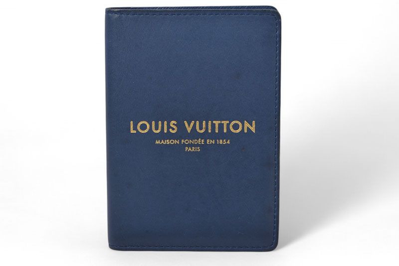 ルイヴィトン パスポートケース LOUIS VUITTON フライト|Flight Paname レザー ブルー
