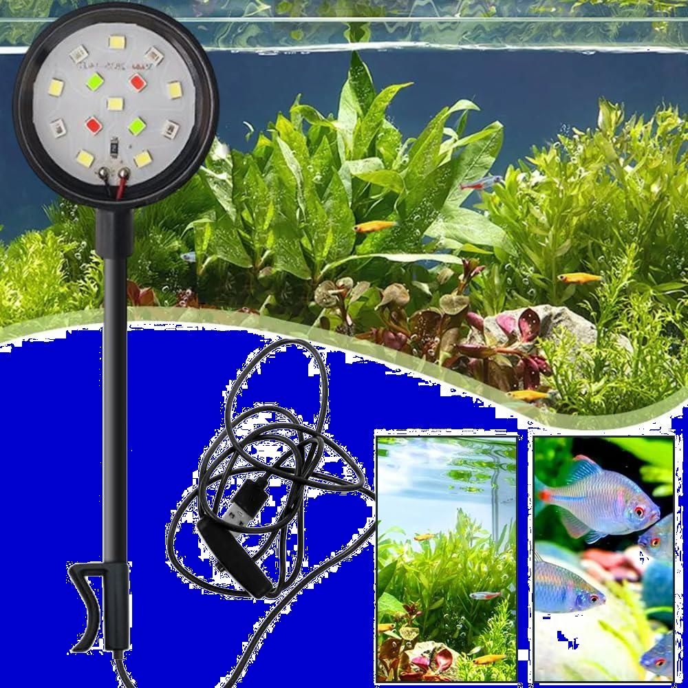 特価商品】YBGGJO 水草ライト 14LED 四色ライト 3W 高輝度