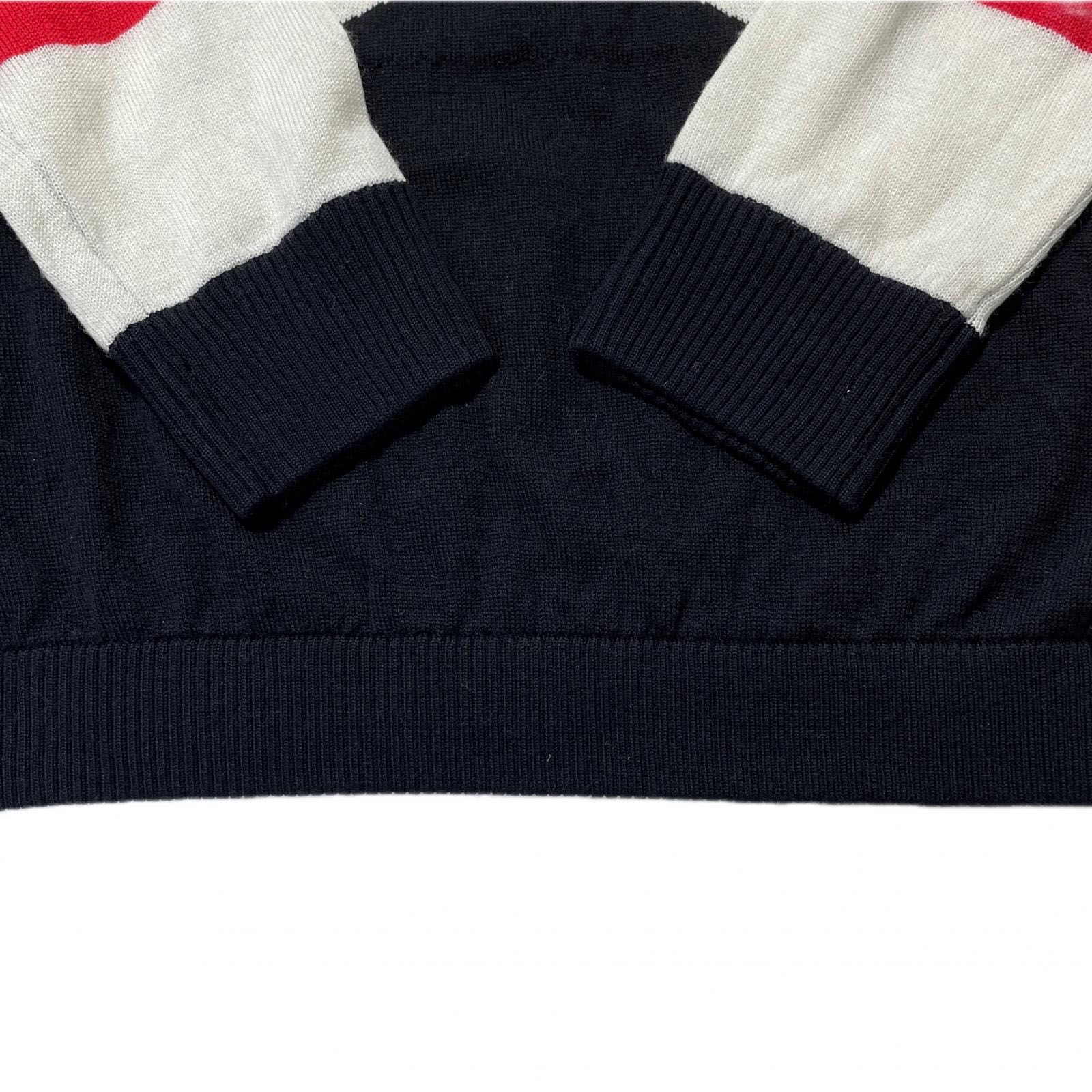 １００％正規品保証！ メンズ ヴィ トゥエルヴ V12 セーター XL 黒 ブラック タートルネック ウール ニット