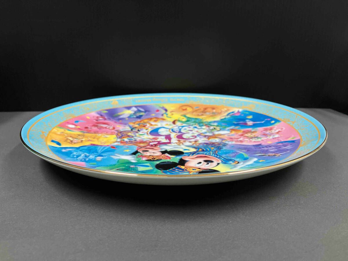 ディズニーランド 35周年 記念プレート お皿 スタンド付き 箱付き 装飾