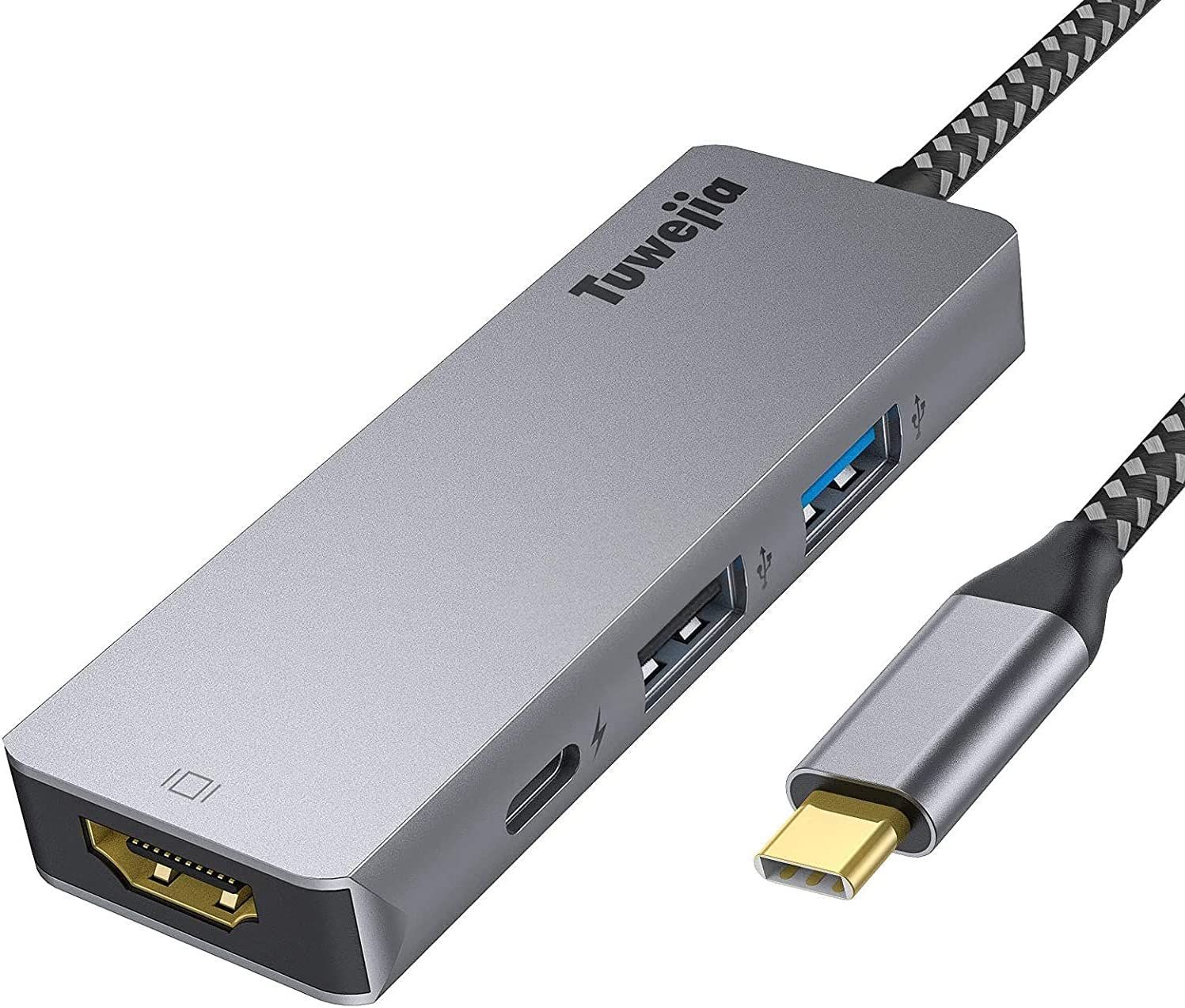 USB Type c アダプタ マルチポート Tuwejia タイプc ハブ ４K 解像度