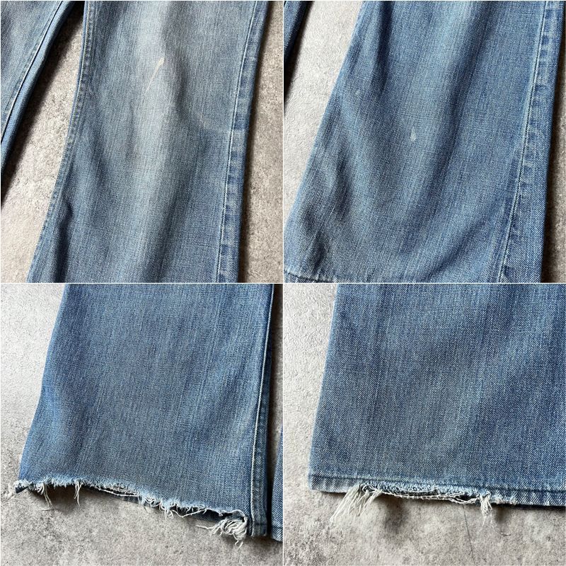 70s Lee 5ポケット フレア デニム パンツ / 70年代 ビンテージ リー 