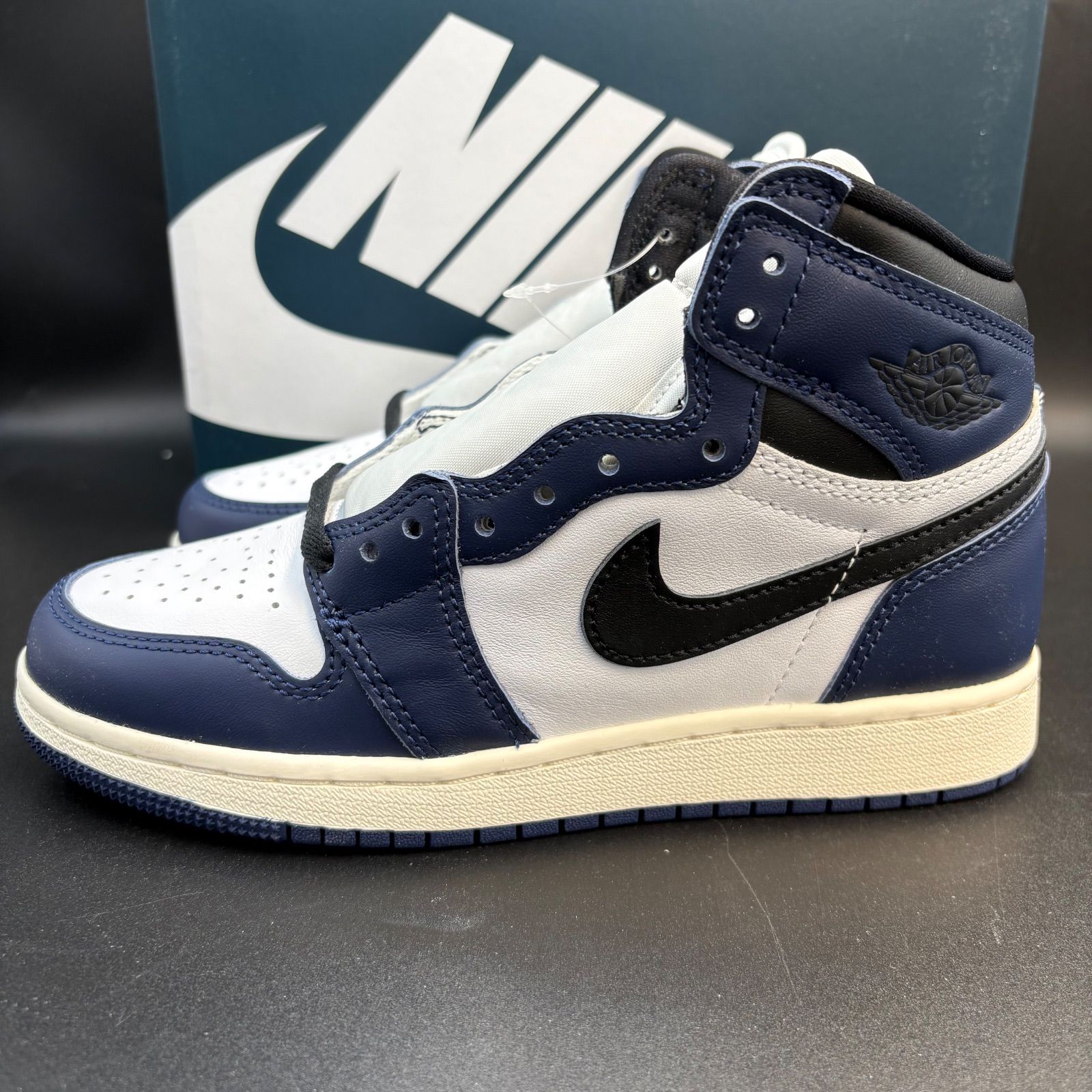NIKジョーダン　ミッドナイトネイビー　23.5㎝ OG GS AIR JORDAN 1 HIGH OG 'Midnight Navy' ｜ FLY BASKETBALL