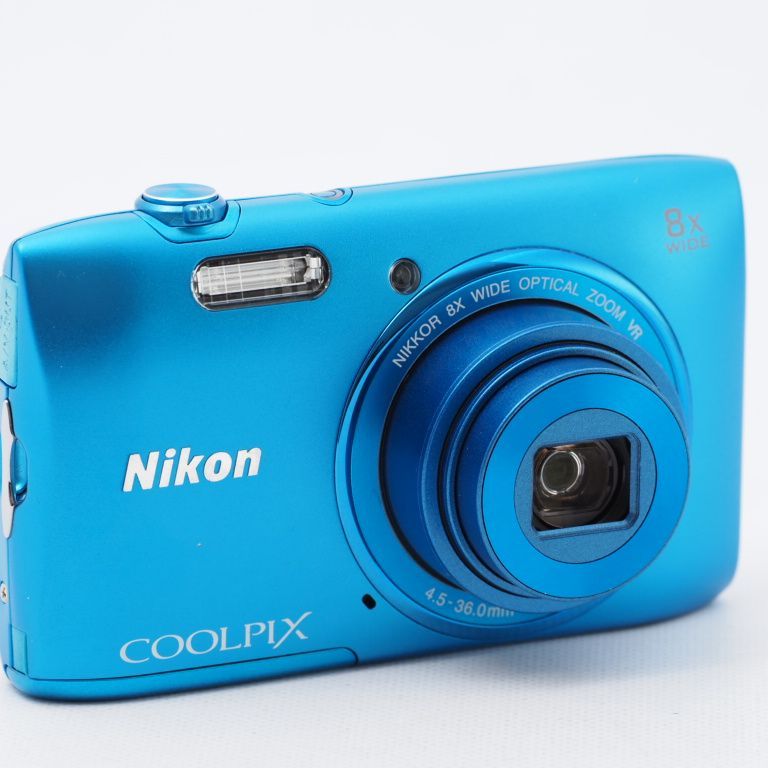 Nikon ニコン デジタルカメラ COOLPIX S3600 コバルトブルー S3600BL ...