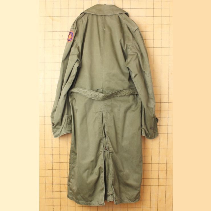 50s USARMY トレンチ コート MEDIUM ミリタリー米軍 aw139