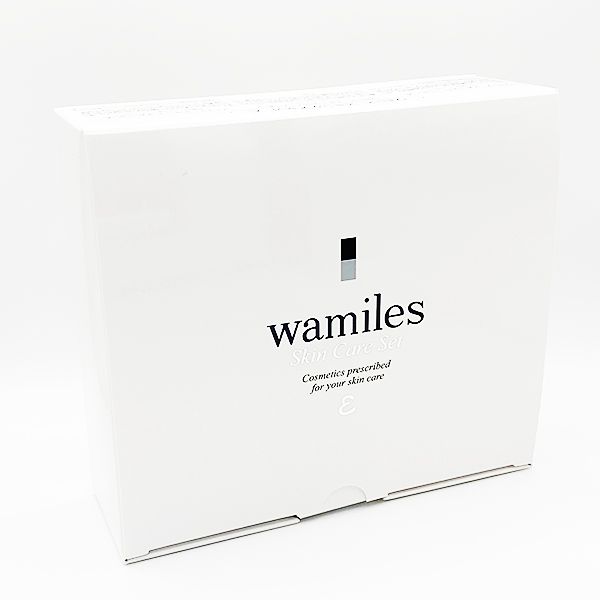 ワミレス スキンケアセット ε wamiles［イオンヌローション ε 化粧水 + イオーヌクリーム ε + スキンエマルジョン ε 洗顔料］