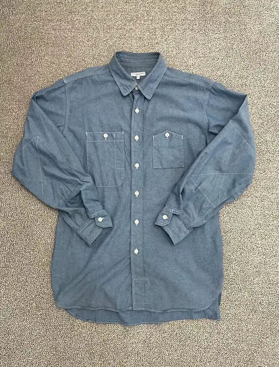 エンジニア シャンブレー シャツ L