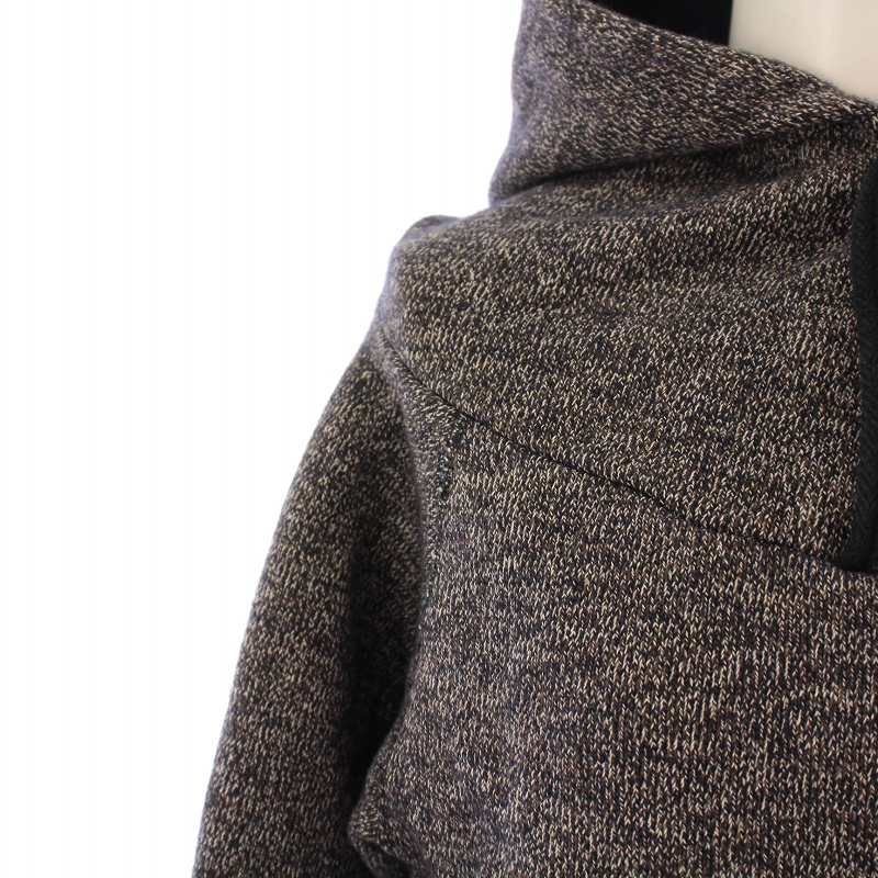 キャピタル kapital ビーチクロスパーカー プルオーバー 長袖 ニット ウール混 1 グレー /BB レディース キャピタル kapital ビーチクロスパーカー プルオーバー 長袖