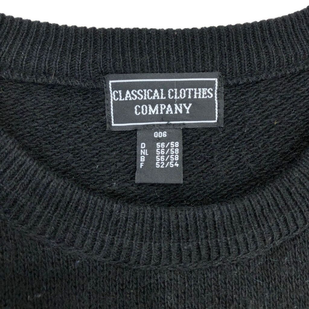 CLASSICAL CLOTHES COMPANY アクリル ニット セーター 総柄 マルチ