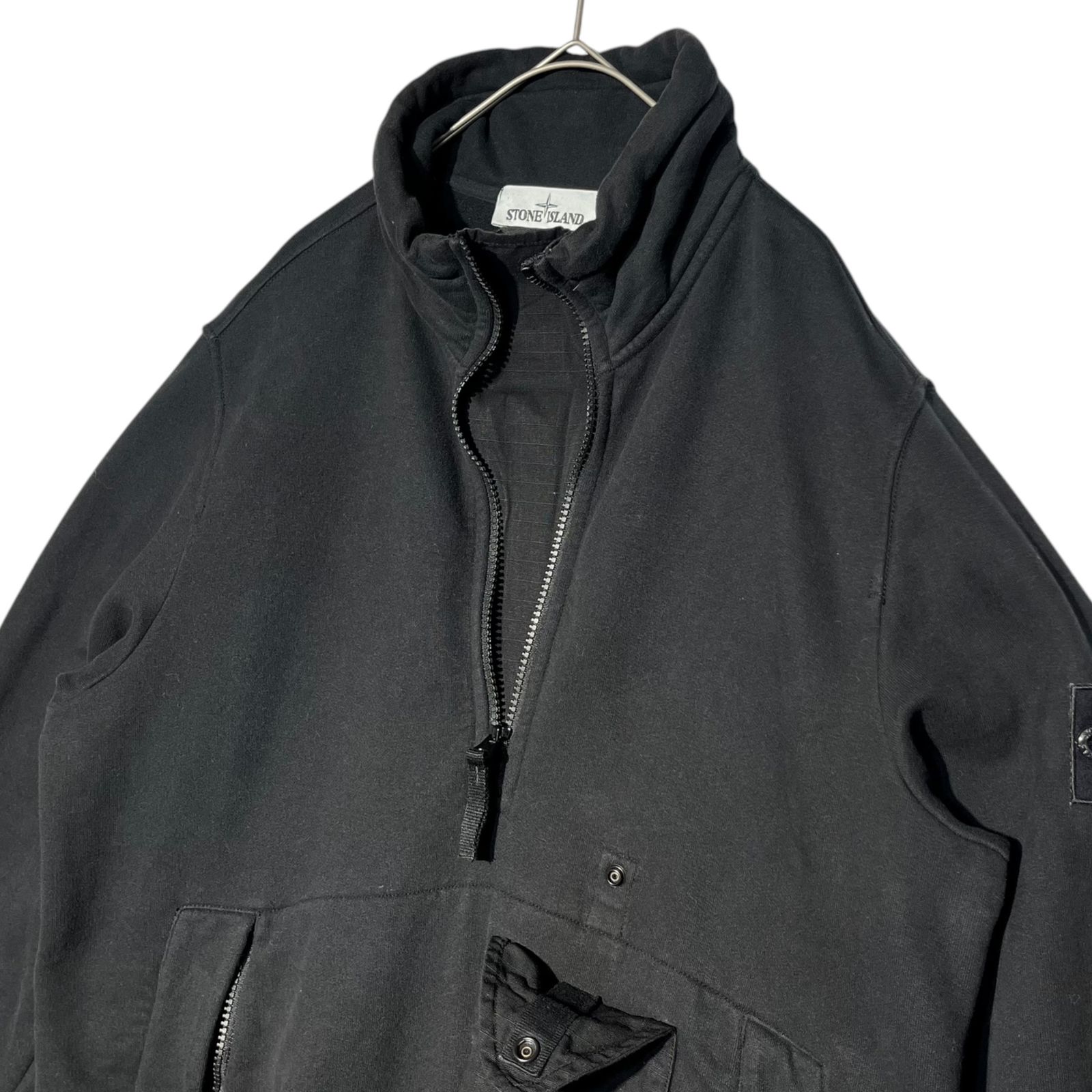STONE ISLAND(ストーンアイランド) 20AW Stand collar half zip 