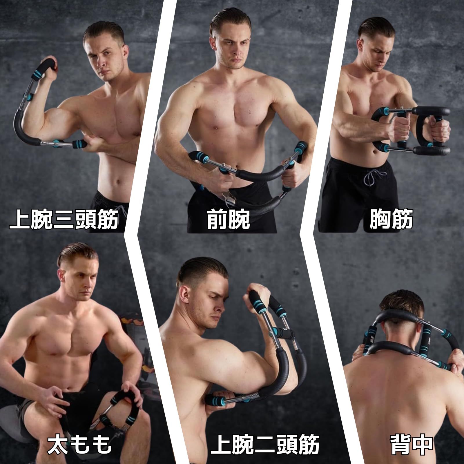 アームバー 前腕 筋トレ 胸筋 ディップスバー トレーニング器具 ジム