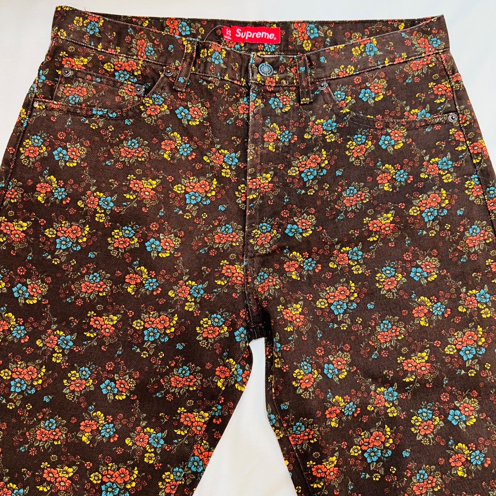 未使用 】Supreme Regular Jean Flowers 22SS 32インチ - メルカリ