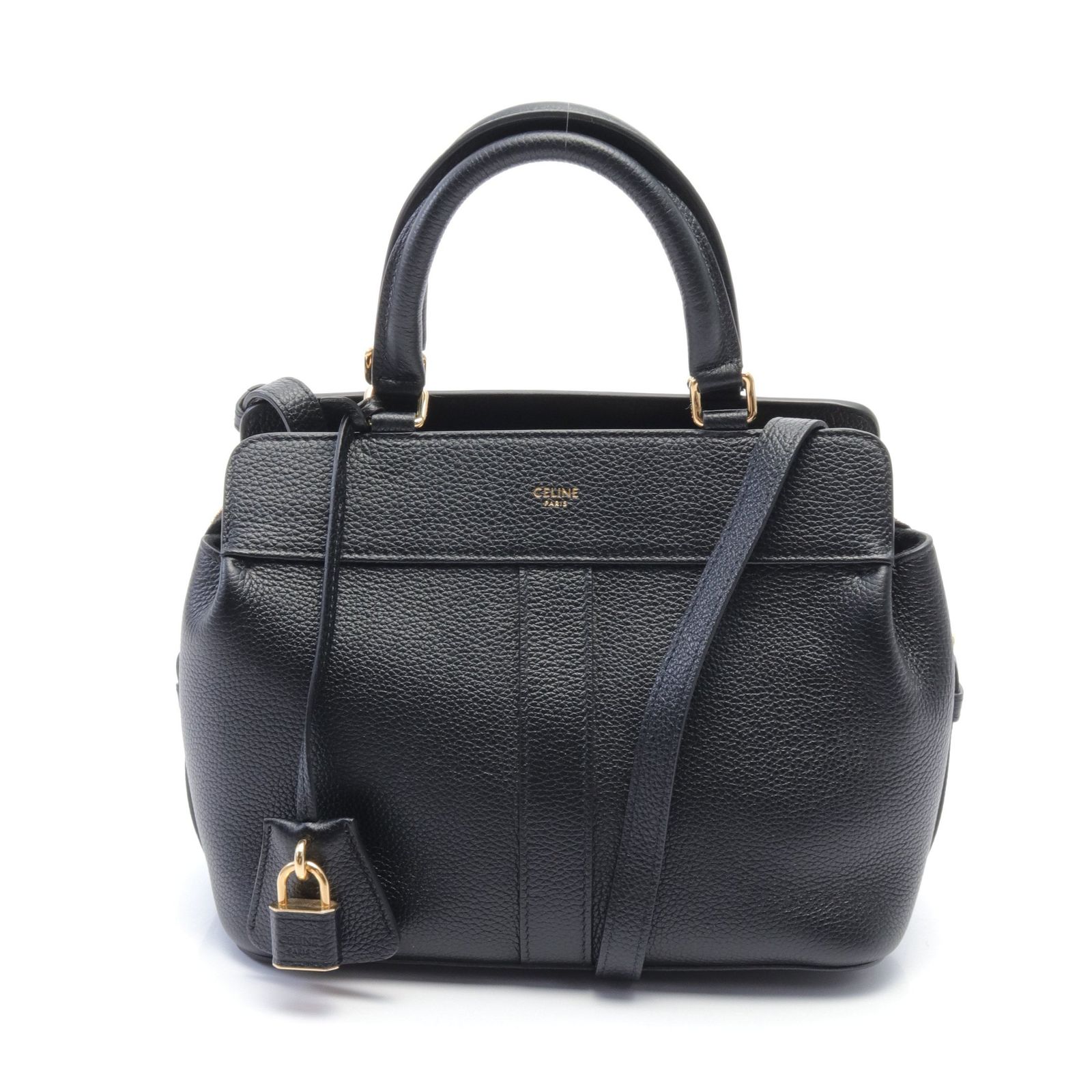 CELINE - セリーヌ バーティカルカバ ミディアム レザートート