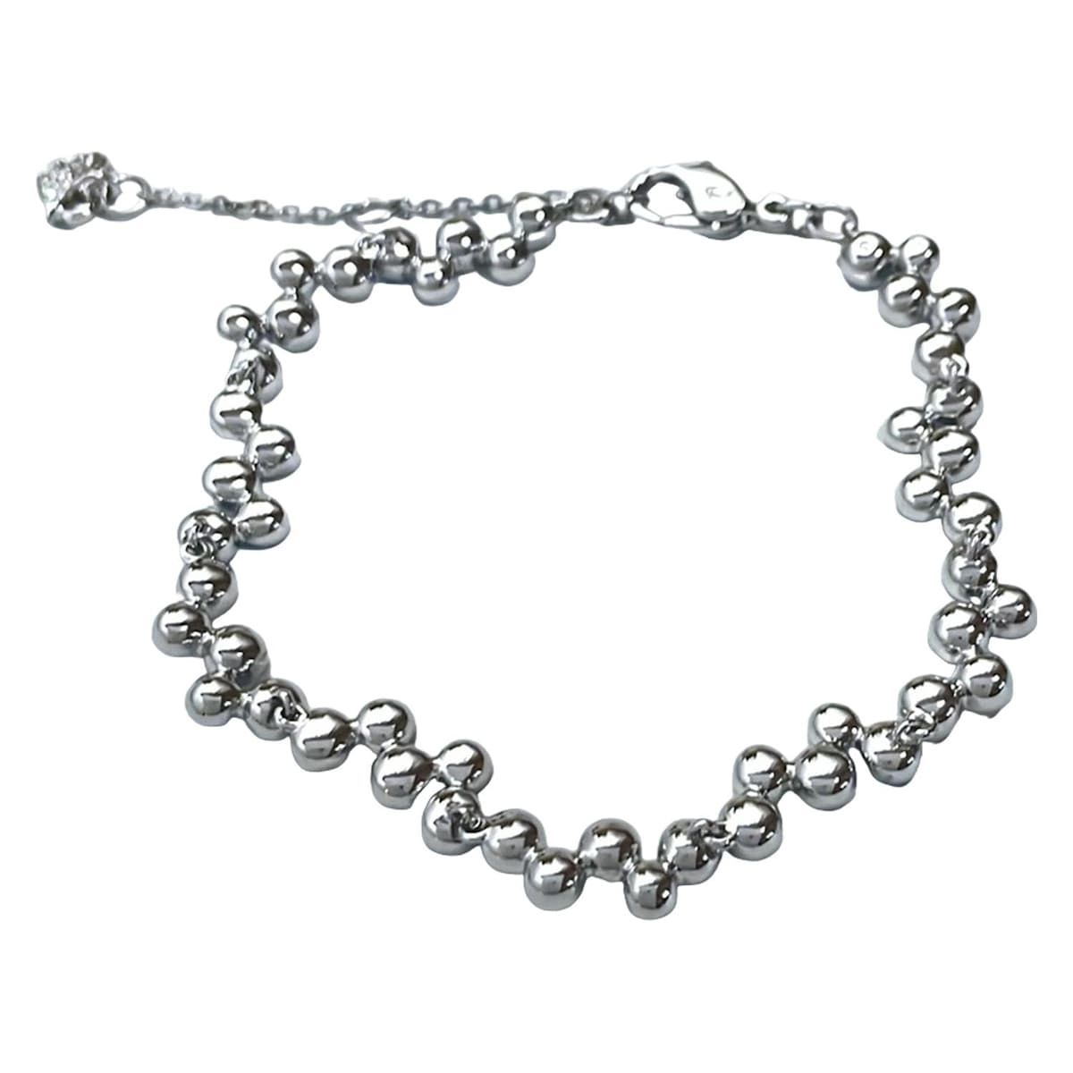 ✨美品✨スワロフスキー ブレスレット ブルー×クリア ストーン 箱付き SWAROVSKI(スワロフスキー) ブレスレット美品 - シルバー×ブルー