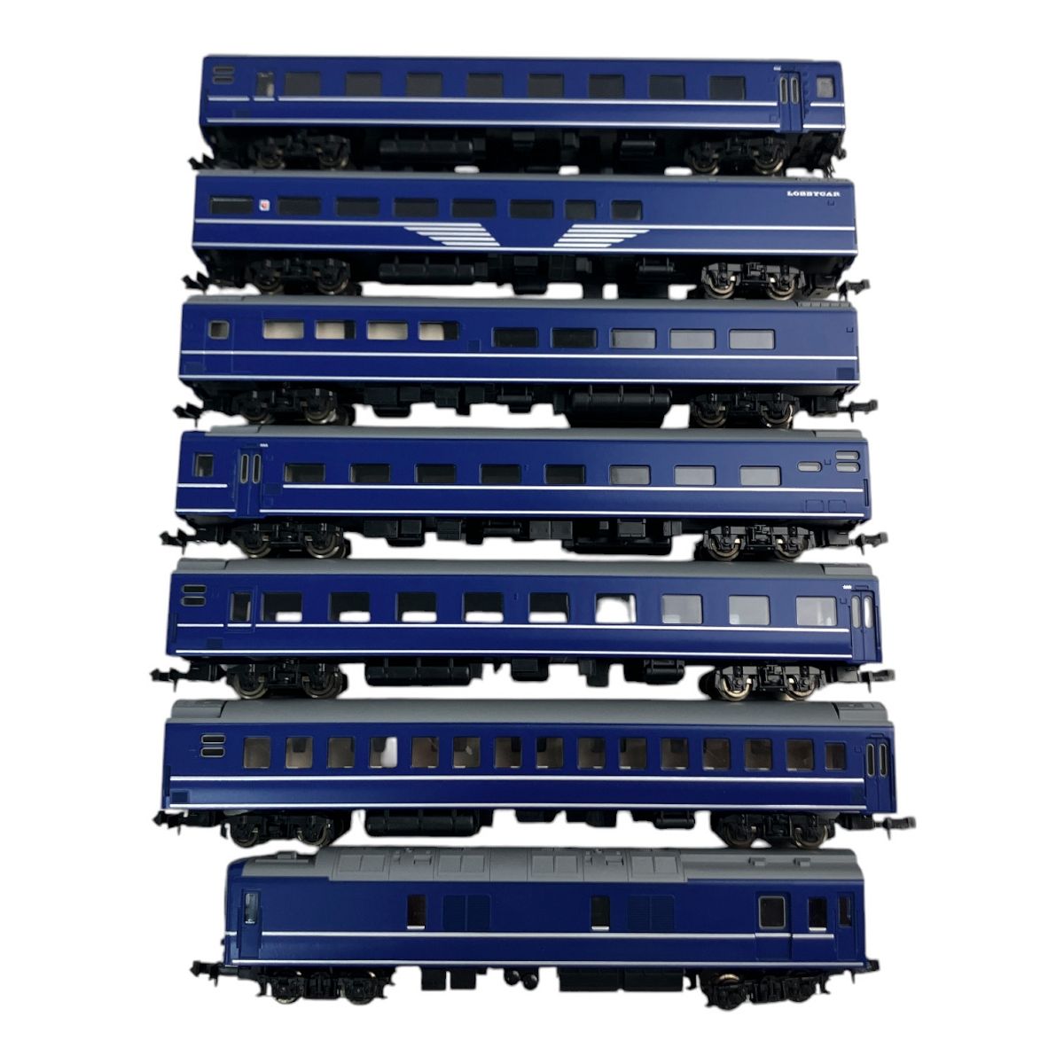 美品 TOMIX 92771 24系 25形 100番台 寝台特急 客車 銀帯 7両セット N