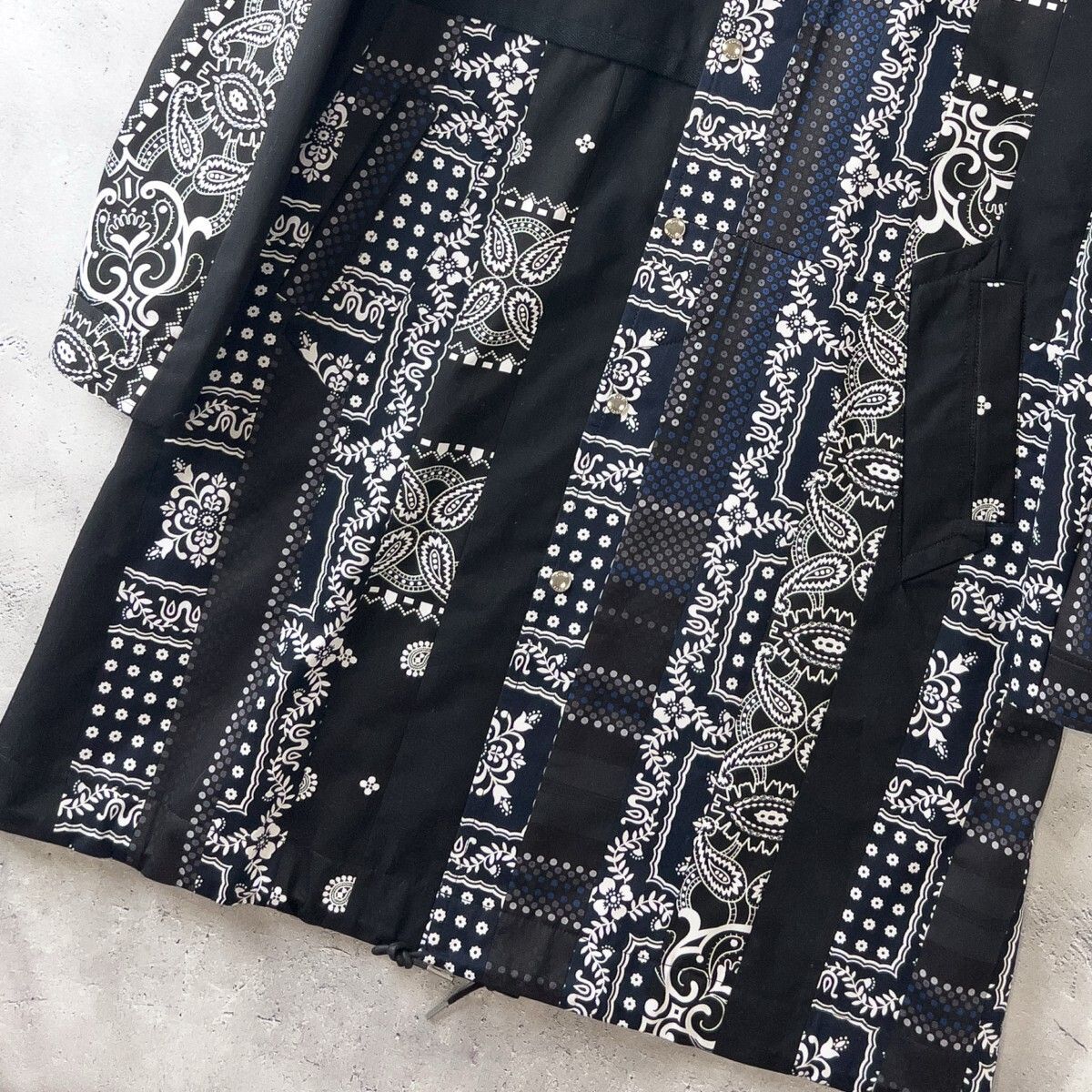未使用 Sacai サカイ × Hank Willis Thomas Archive Print Mix Coat 21 