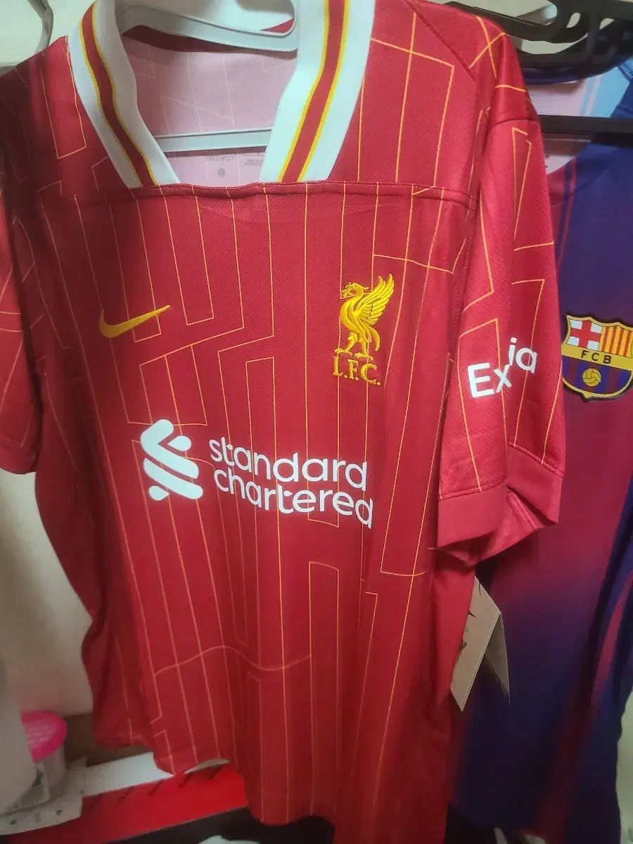 リバプール 24/25 ユニフォーム ファン・ダイク 直筆サイン入り