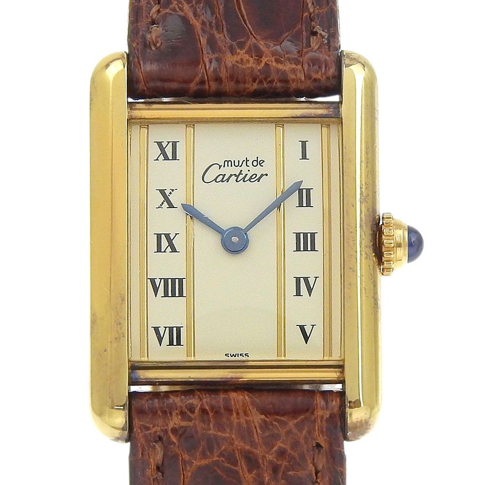 CARTIER】カルティエ マストタンクSM ヴェルメイユ cal.057 W1003053  