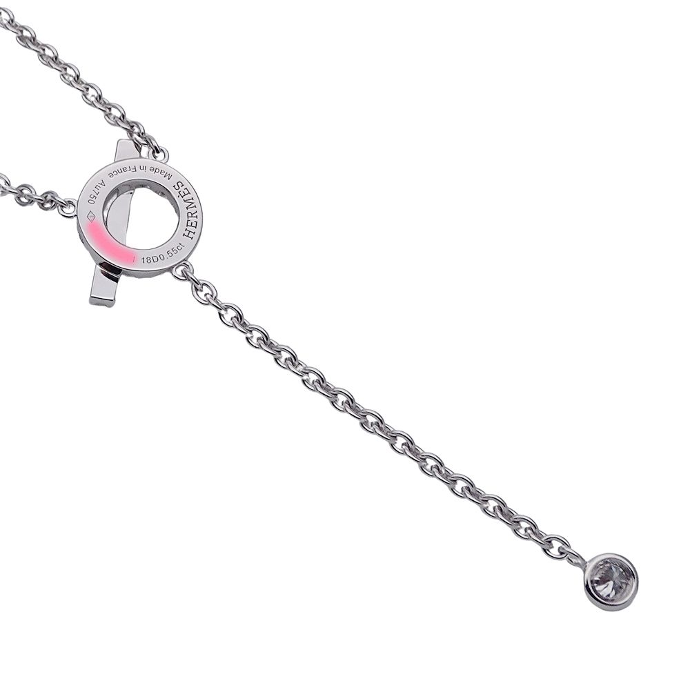 エルメス HERMES ネックレス フィネス タイ レディース ブランド 750WG