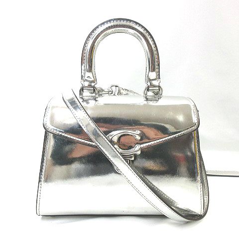 coach サミー トップハンドル21 2wayショルダーバッグ シルバー coach サミー トップハンドル21 2wayショルダーバッグ シルバー