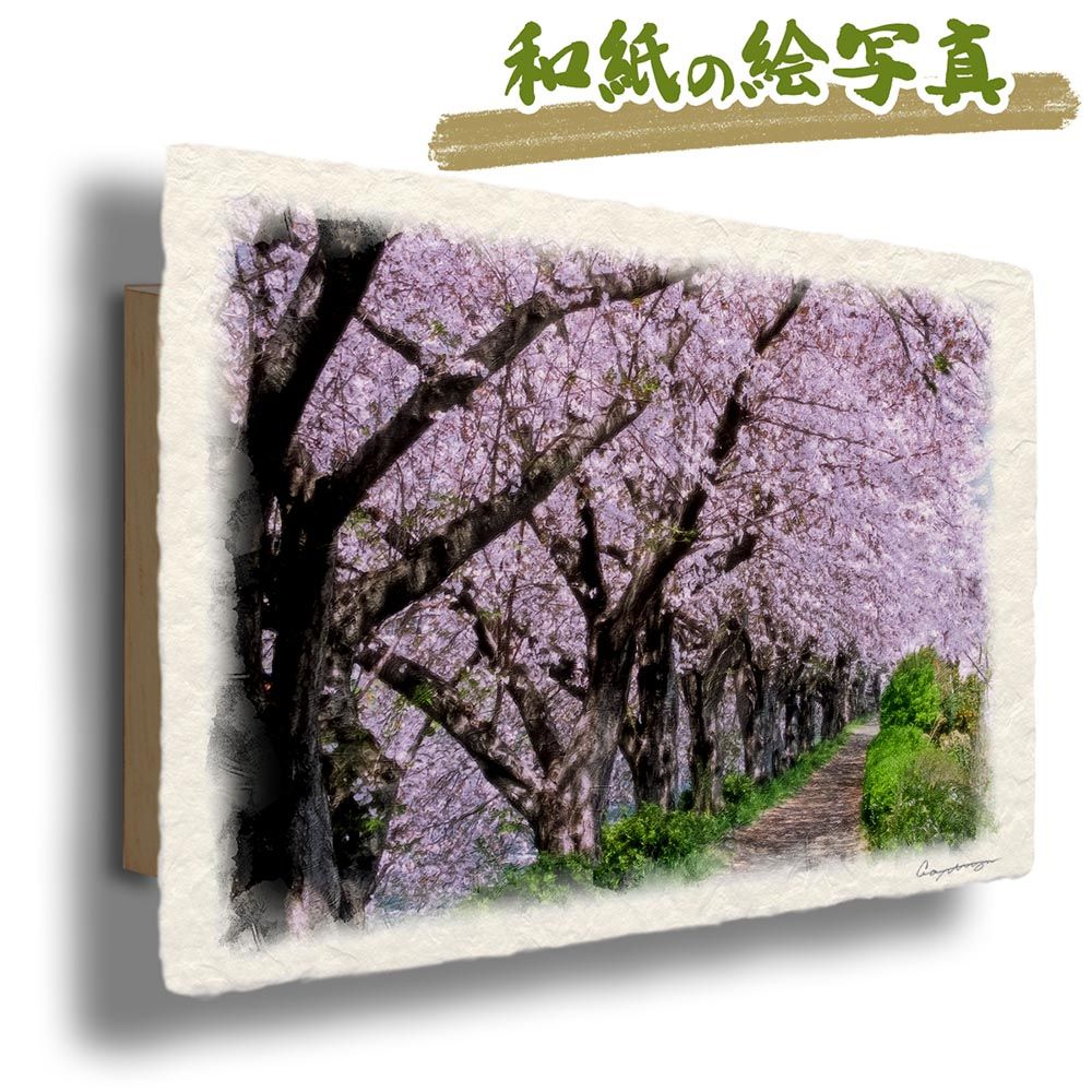 原画】桜の水彩画 額縁付き ナチュラルアート 和紙使用 一点物 河津桜」透明水彩画 原画 風景画 額縁付 A4サイズ 絵画 Oni 通販