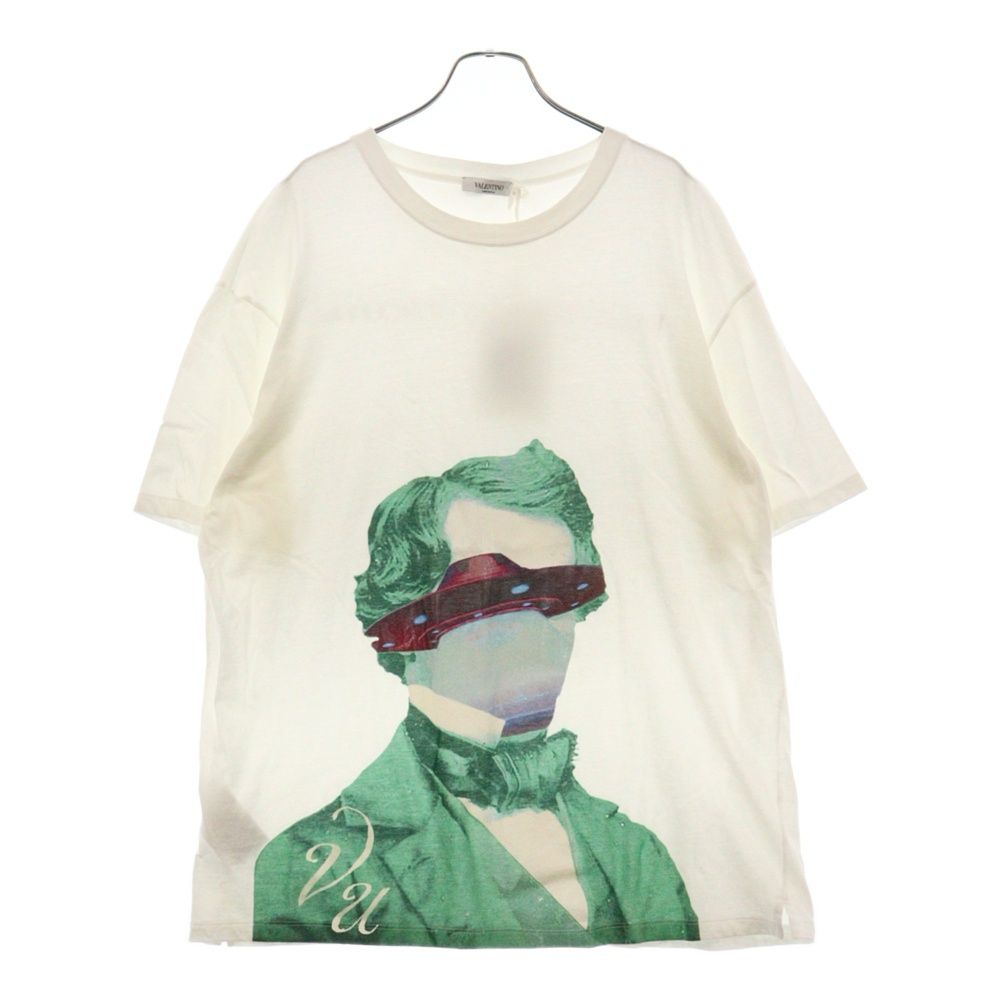 VALENTINO (ヴァレンチノ) 19SS ×UNDERCOVER V Face Ufo Tee SV0MG03N5PE ×アンダーカバー ブイフェイス ユーフォー 半袖クルーネックTシャツ ホワイト