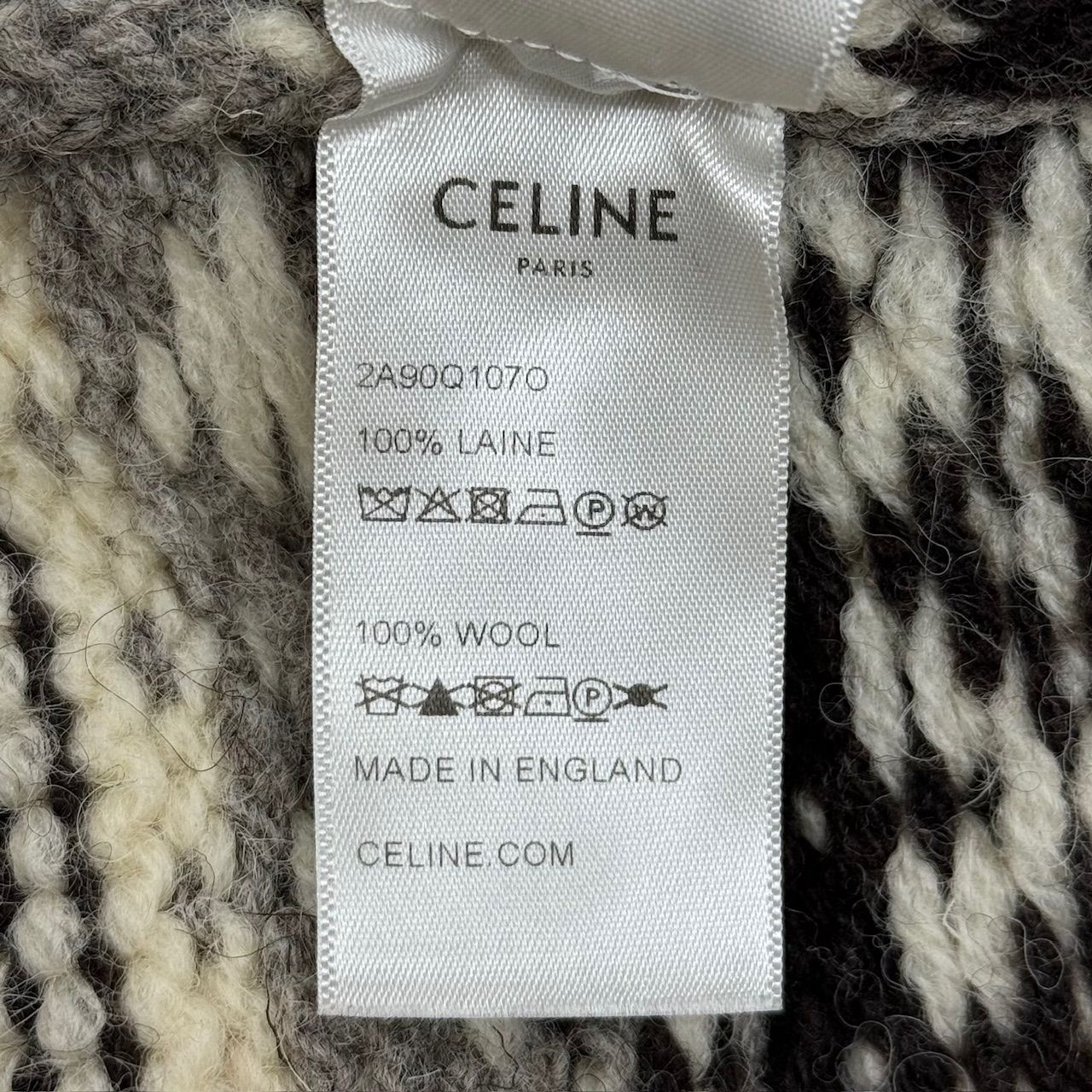 CELINE 21aw Shetland Oversized Cardigan