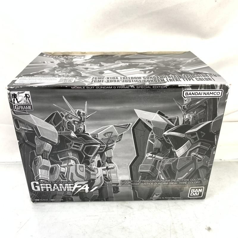 二度貼 GフレームFA フリーダムガンダム リアルタイプ ＆ジャスティスガンダム リアルタイプ 91