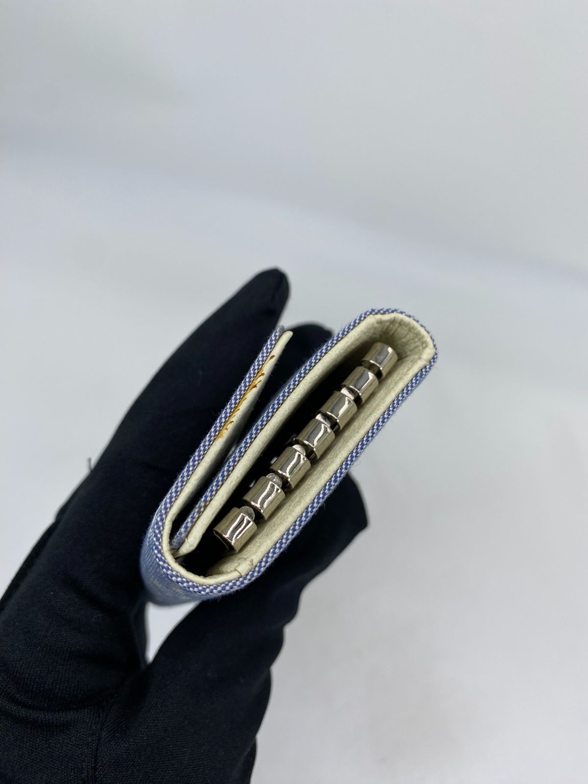 BVLGARI ブルガリ 6連キーケース キャンバス生地 6837 BVLGARI ブルガリ 6連キーケース キャンバス生地 管理番号：6837