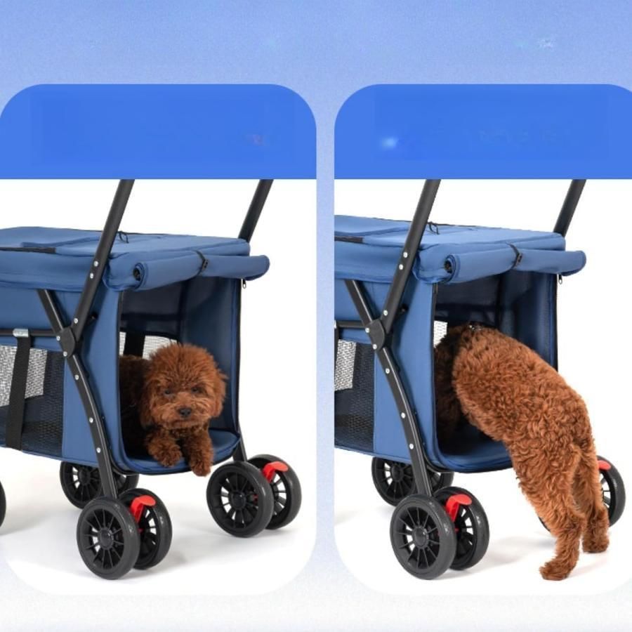 犬 ペットカート 青 大型犬 バギー 【公式通販】