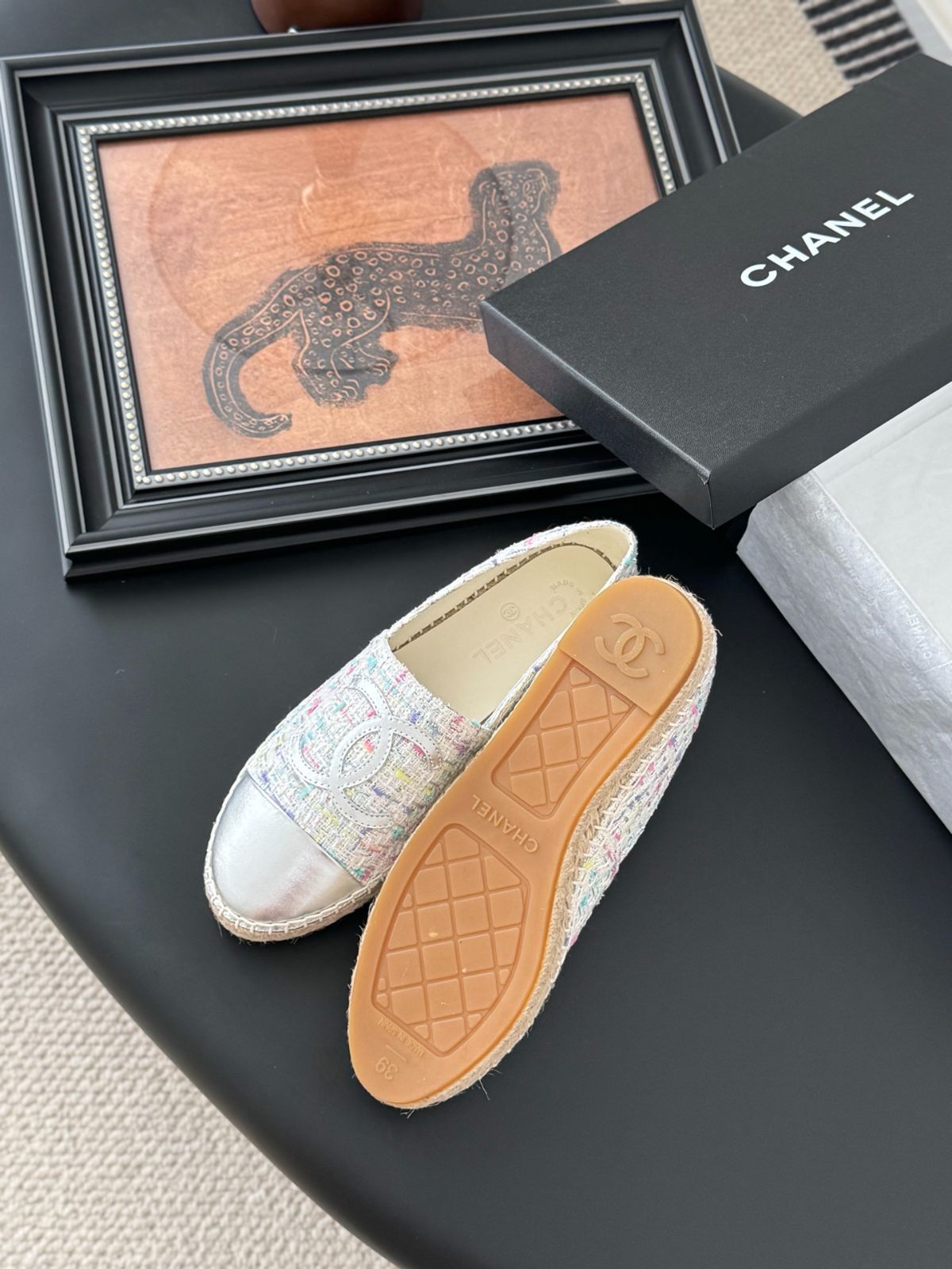 【25A 新作/高級感宿る異素材エレガンス】CHANEL エスパドリーユ yukishop【激安コピー通販】 / CHANEL シャネル エスパドリーユ